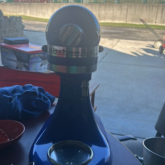 Kitchen aid kobalt blue never used have the box and styrofoam still - Picture 3 of 5